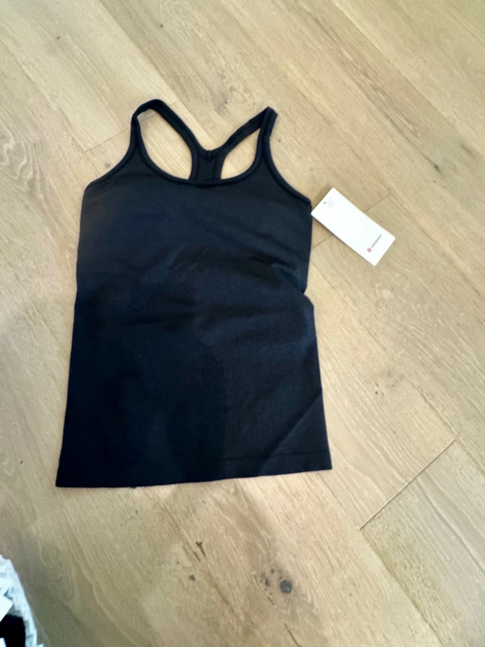 Womens Lululemon Ebb to Street Black Tank Top-Size 8 NWT